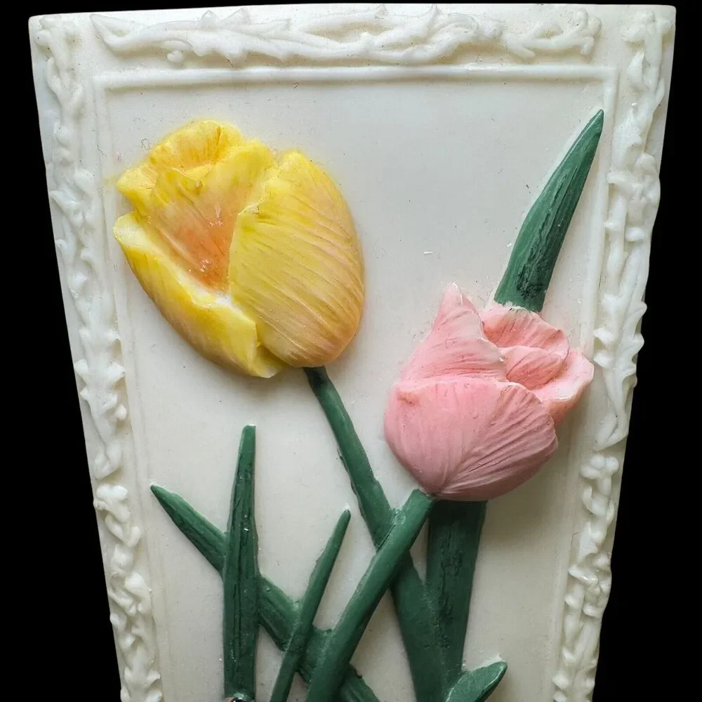 MCM 3D Spring Floral Resin Plaques 6.5